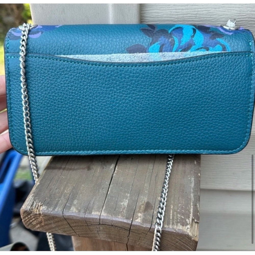 COACH Blossom Floral Chain Crossbody Purse - Picture 4 of 7